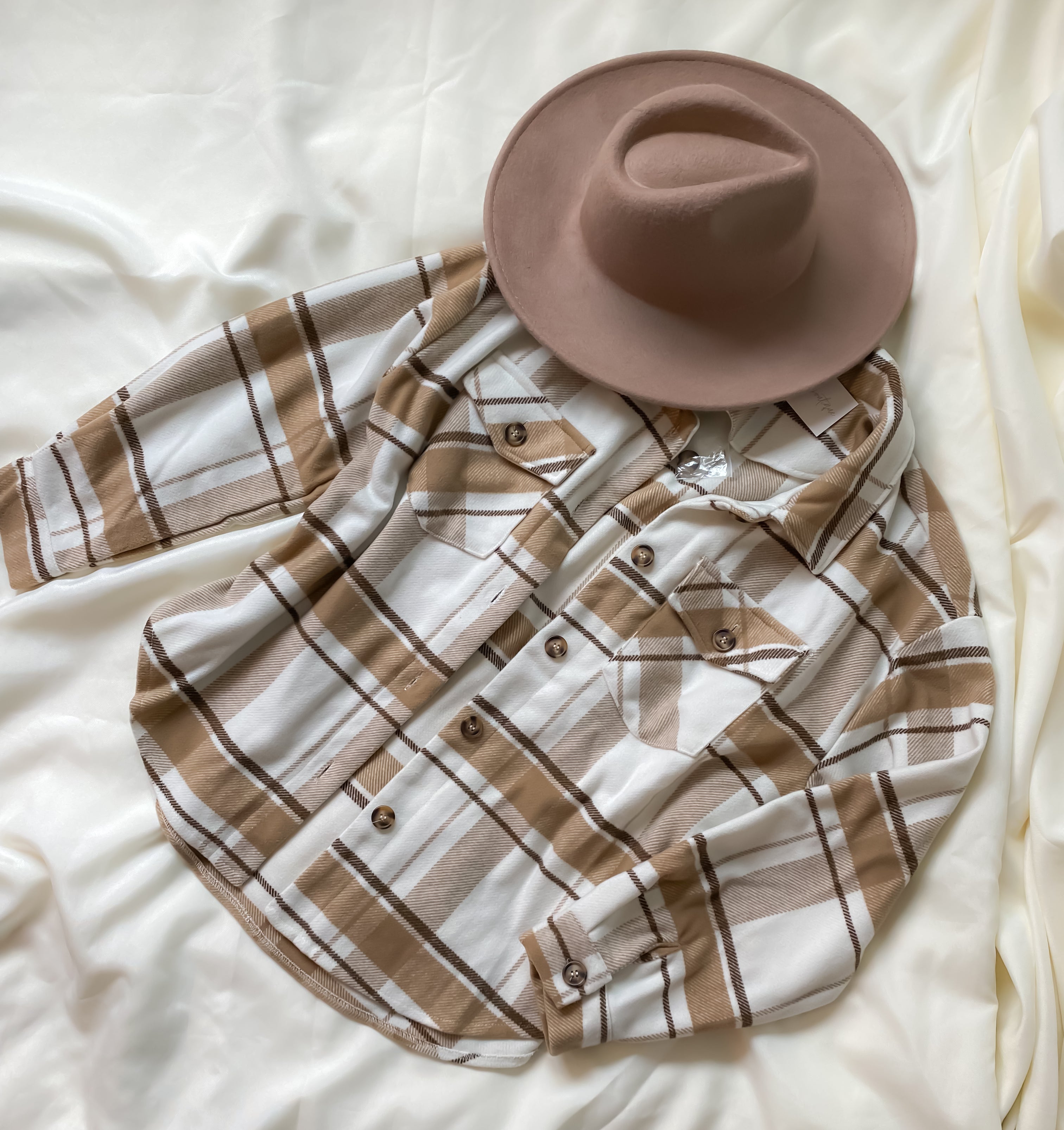 Brandy Flannel Top